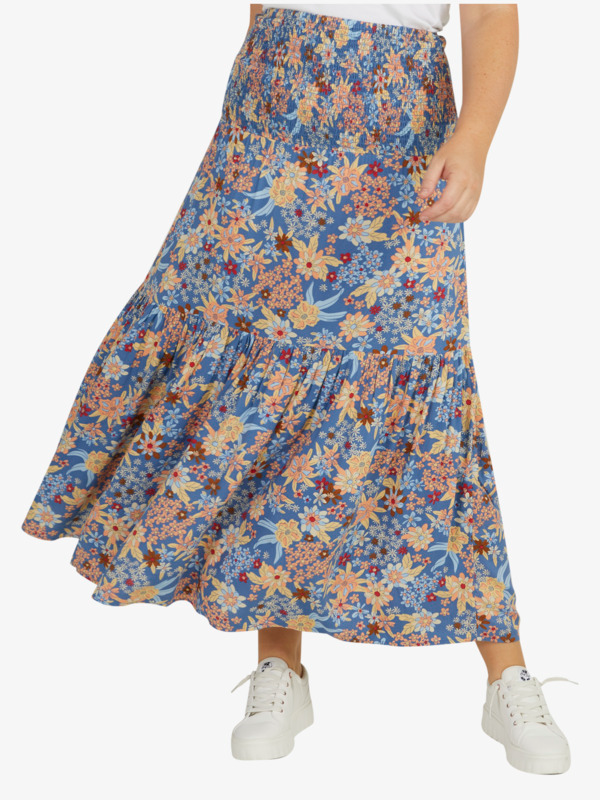 Roxy Remember The Time Dress or Skirt -Bijou Blue New Tropics Ditsy