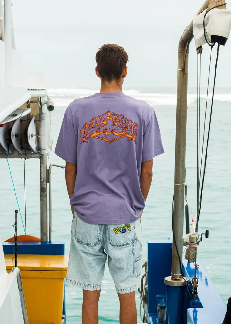 Billabong Vintage Age Diamond Tee - Haze Purple