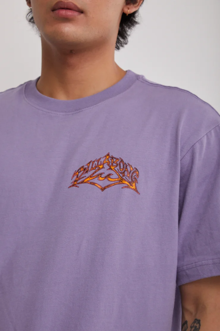 Billabong Vintage Age Diamond Tee - Haze Purple